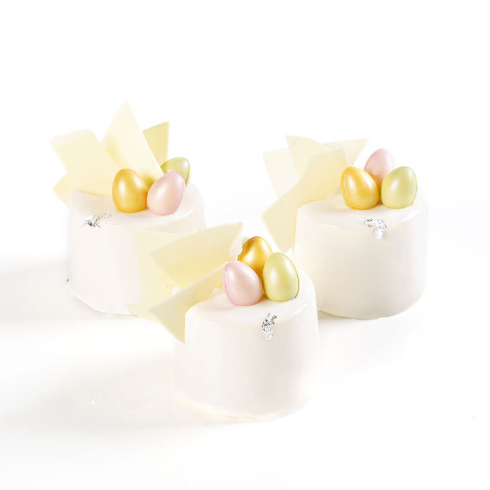 X162PC ASSORTMENT MINI EGGS PASTEL 3D L2 X 1,5CM CHOC.69877