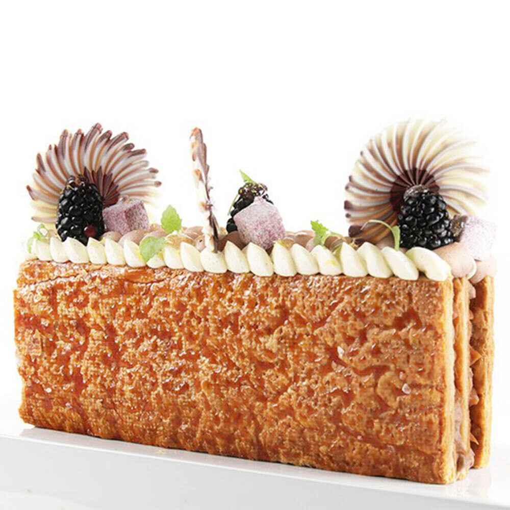 X30PC STYLISH FLOWER DARK/WHITE D.6CM CHOCOLAT 77681