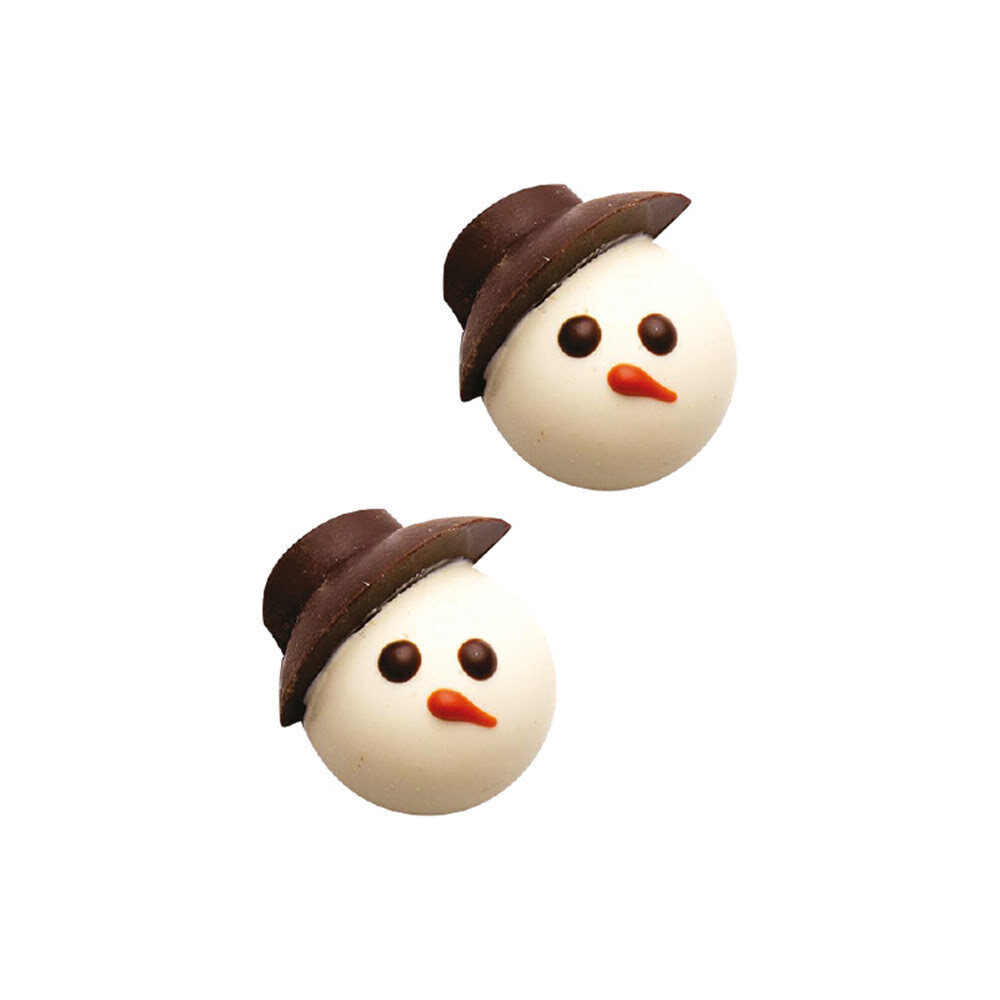 X80PC MR. FROSTY D.2,5CM CHOCOLATE 77797
