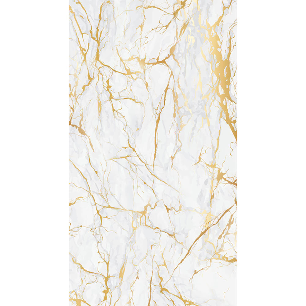 X12ST TRANSFERT MARBLE GOLD L.40X30CM PLASTIEK 81691