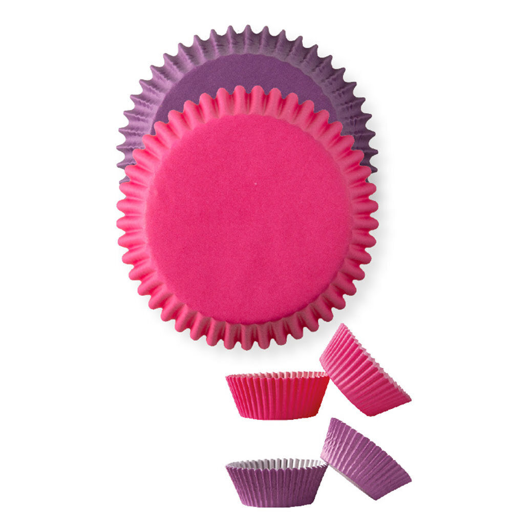 C/8X50ST CUPCAKEPAPERS ROZE H3,2CM D5CM 90310