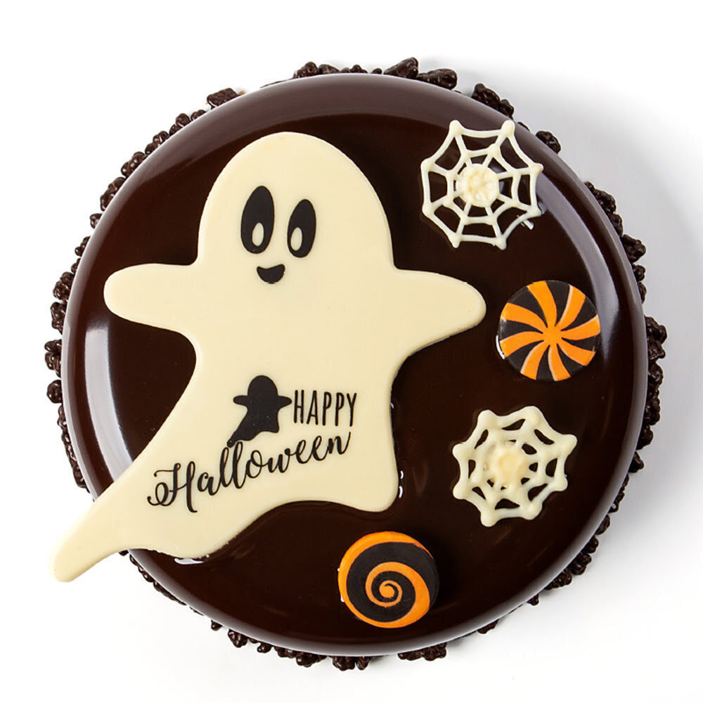 X175S SORT.RUNDEN HALLOWEEN ORANGE/SCHWARZ D.3CM SCHOK.91130