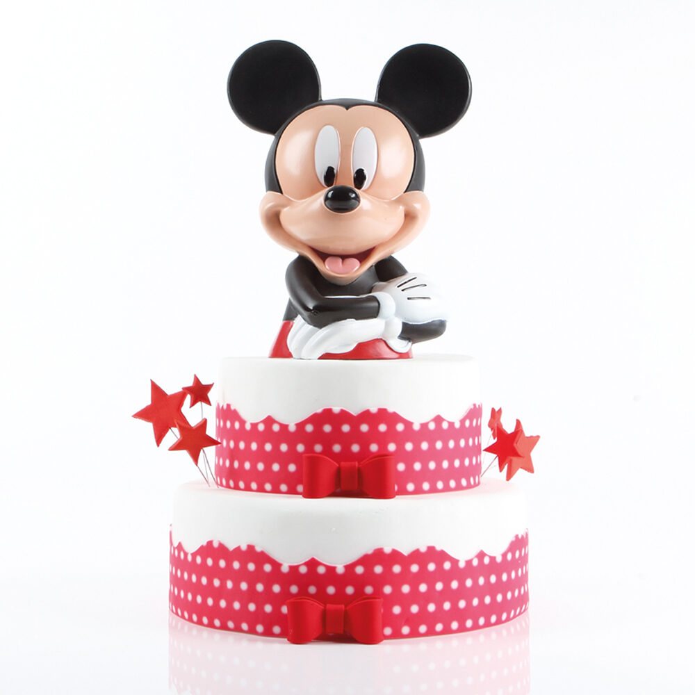 X1ST  SPAARPOT MICKEY MOUSE 14X14XH19,9CM PLASTIEK 95120