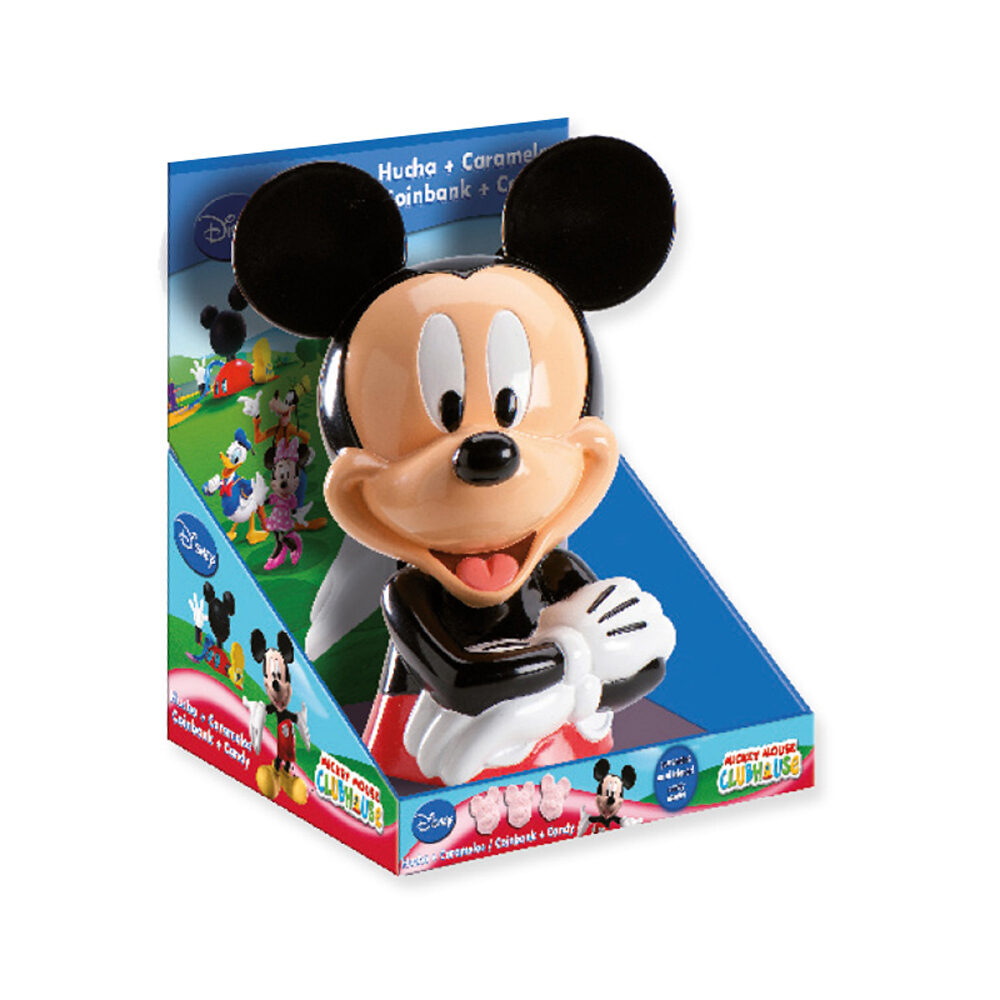 X1ST  SPAARPOT MICKEY MOUSE 14X14XH19,9CM PLASTIEK 95120