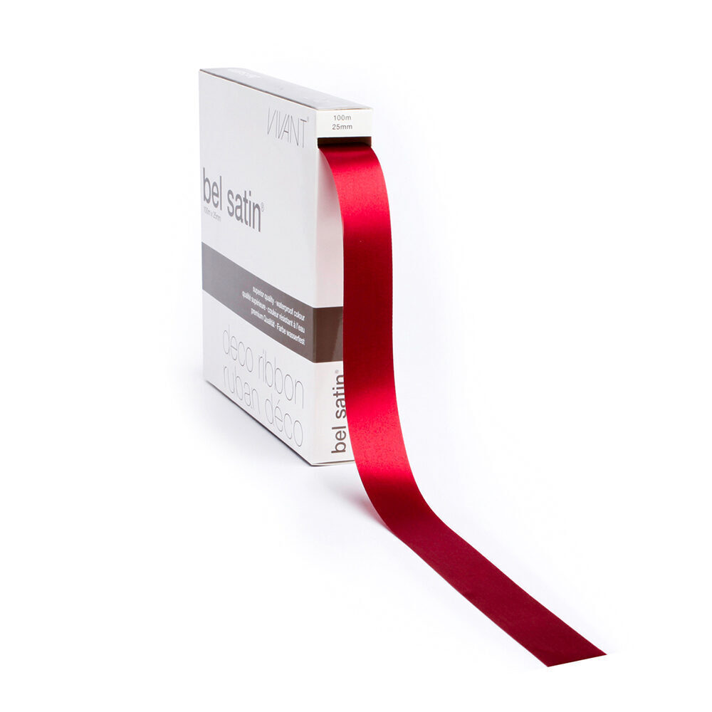 RIBBON BELSATIN/COL.21/HOTRED25MM_