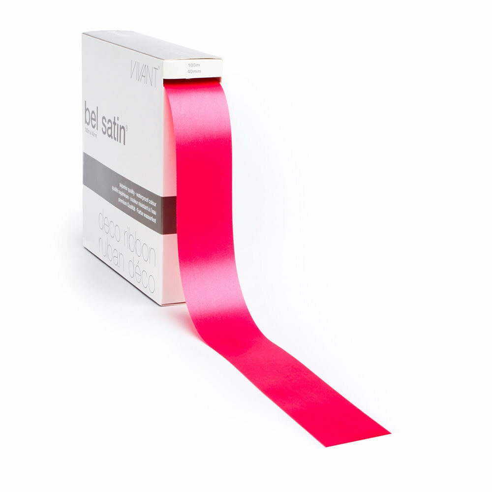RIBBON BELSATIN/COL.11/PINK  40MM_