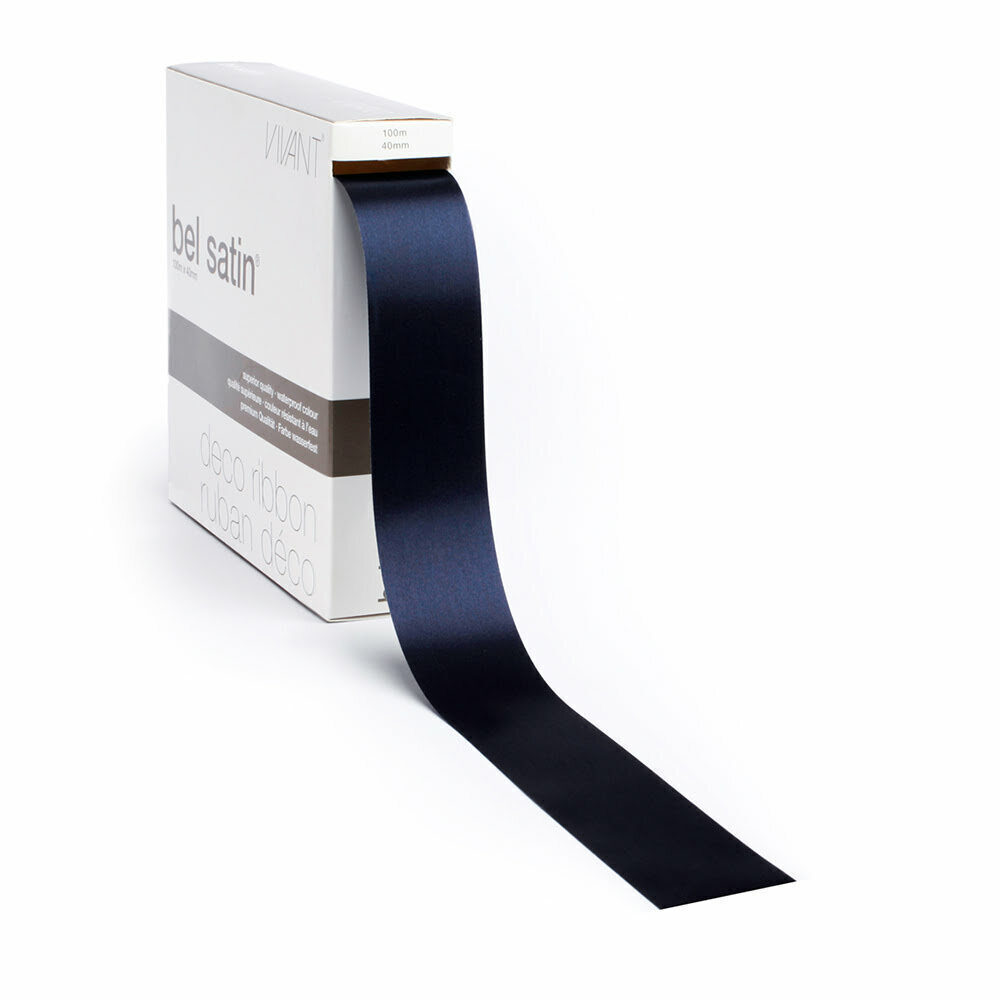 RIBBON BELSATIN/COL.44/D.BLUE40MM_