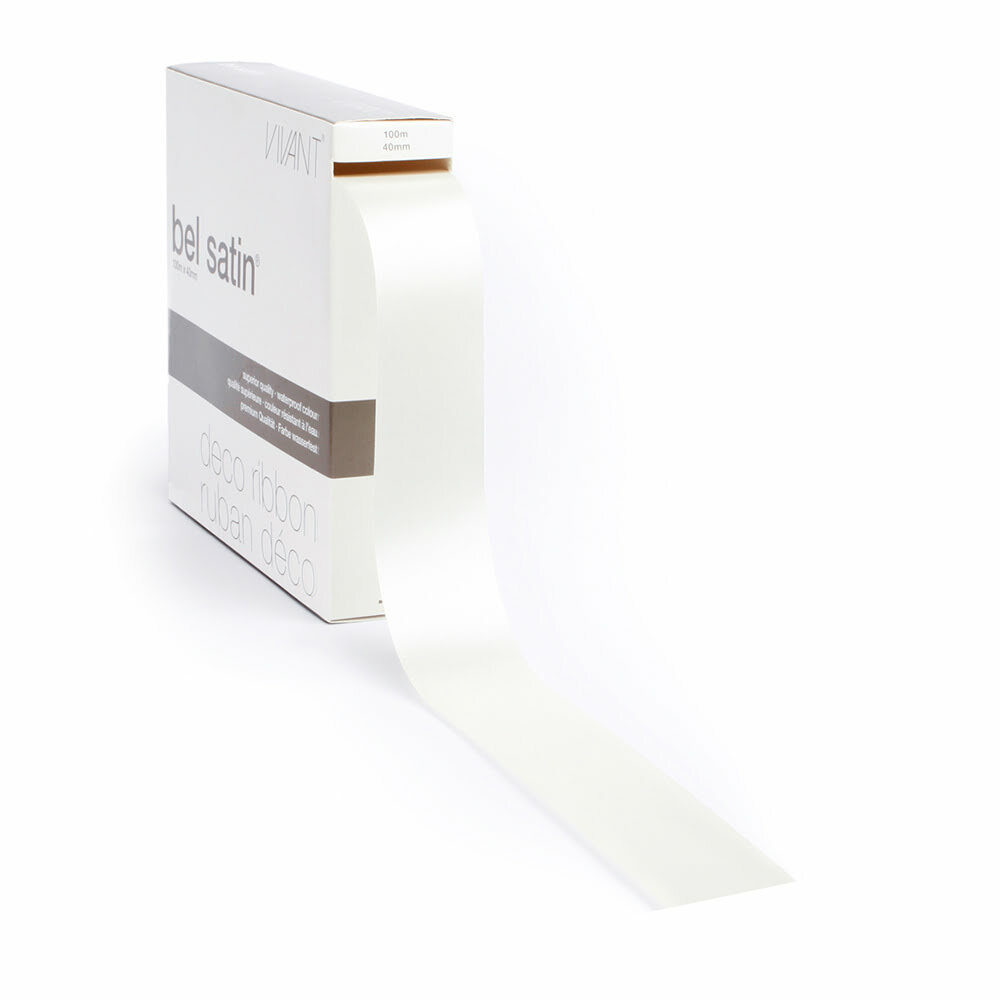 RIBBON BELSATIN/COL.70/CREME 40MM_
