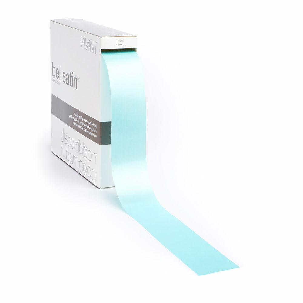 RIBBON BELSATIN/COLA40/LIGHT BLUE 40MM_