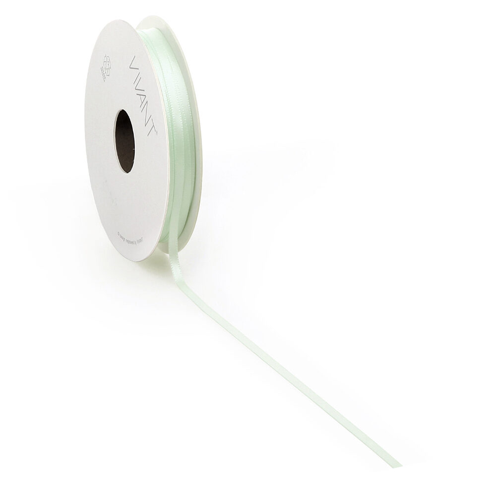 XRIBBON DOUBLE FACE SATIN 3MM MINT GREEN COL 60