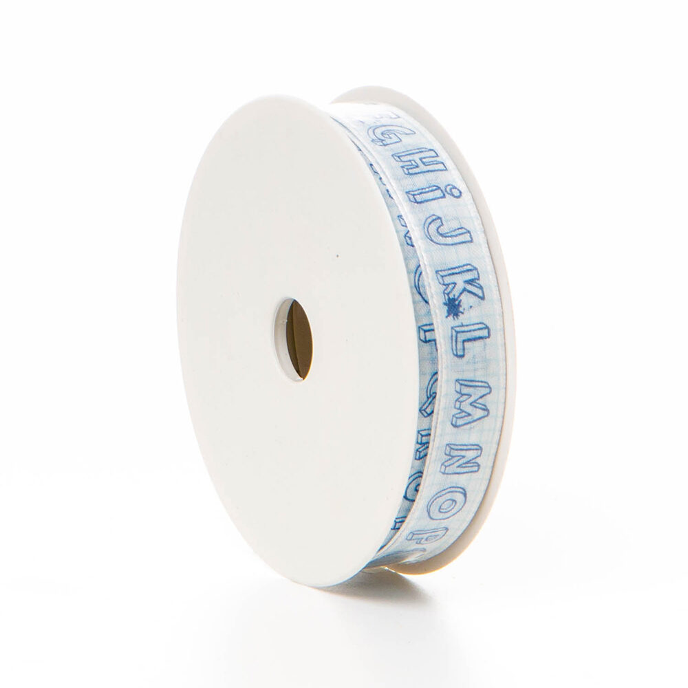 RUBAN DOODLES BLANC      15MMX20M_