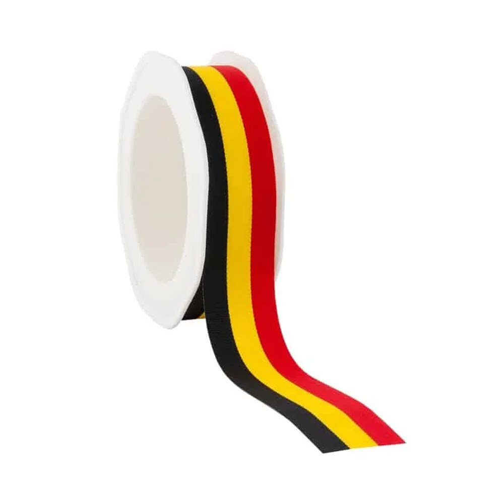 RUBAN COULEURS BELGES    25MMX20M_