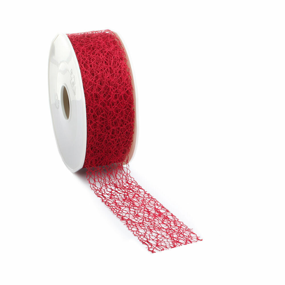 RUBAN CRISPY FILET COL 22 BORDEAUX 30MM
