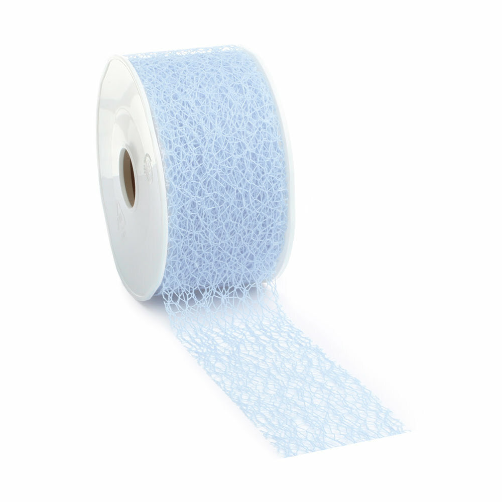 RUBAN CRISPY FILET COL 40 BLEU CLAIR 50MM