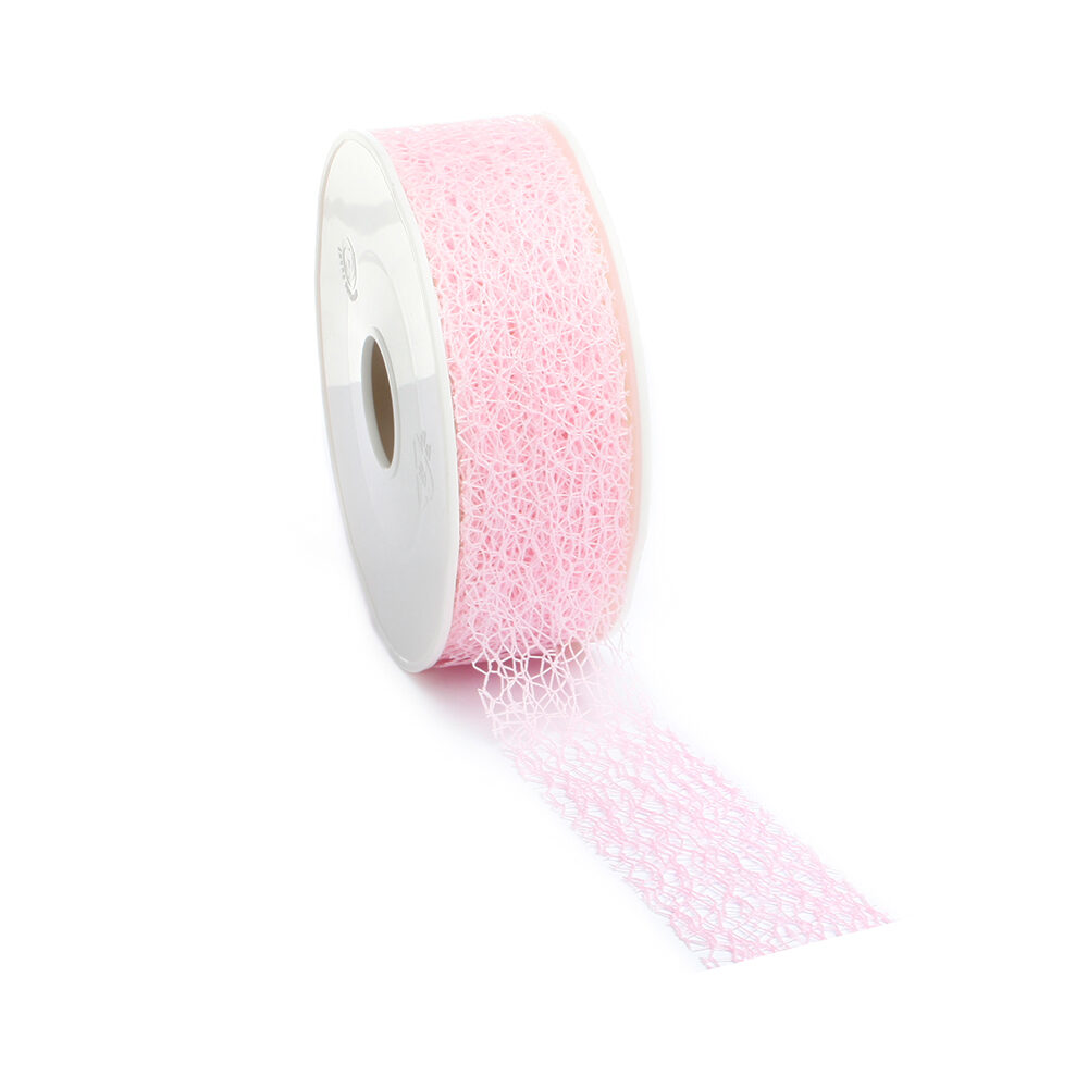 RUBAN CRISPY FILET COL 10 ROSE CLAIR 50MM