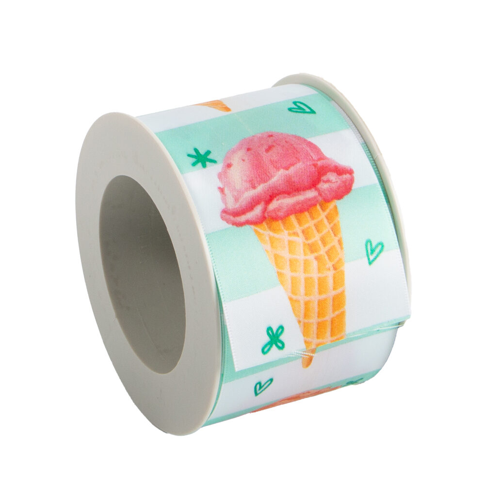 X1PC RIBBON ICE CREAM 63MM 15M