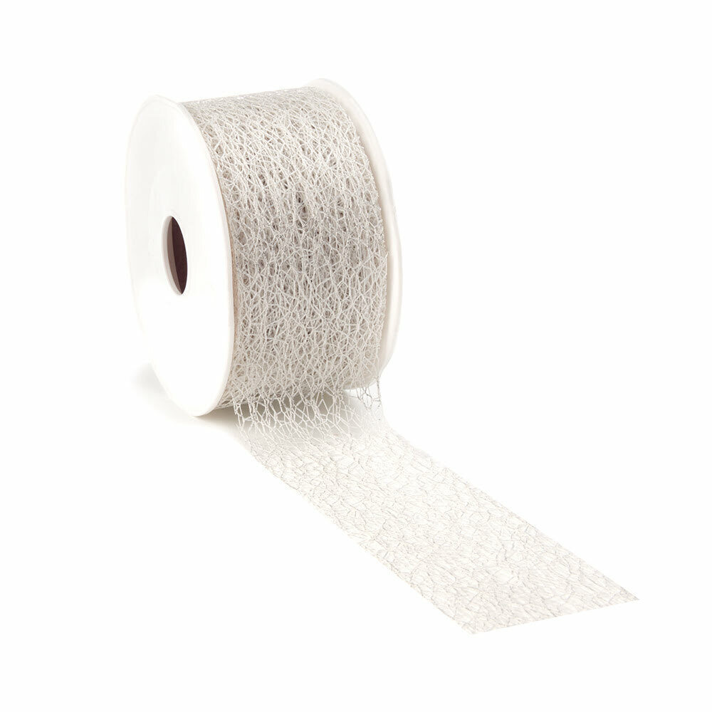 RUBAN CRISPY DELUX SILVER10M/50MM_