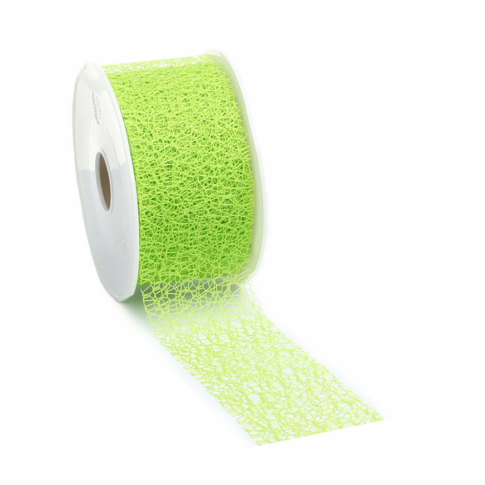 RUBAN CRISPY COL 62 VERT VIVE       50MM
