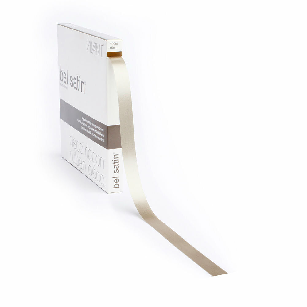 XRIBBON BELSATIN COL 07 TAUPE 15MM