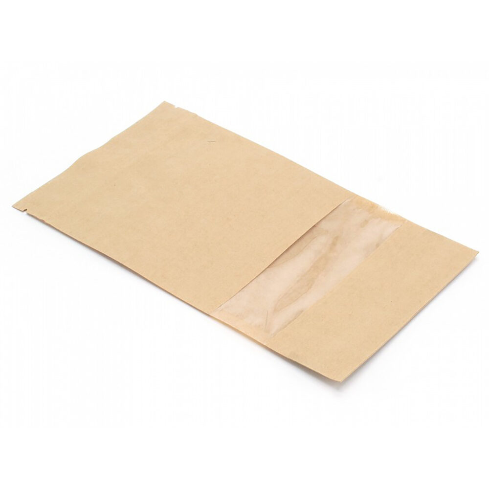 X50PC STAND UP POUCH KRAFT 110X190+2X32 - 250ML