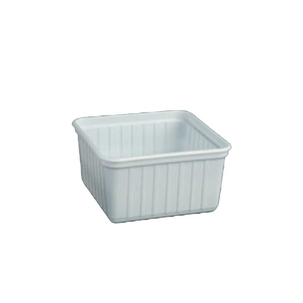 X500ST ICECR.CONTAINER "114Q61" 500CC WHITE SQUARE PS