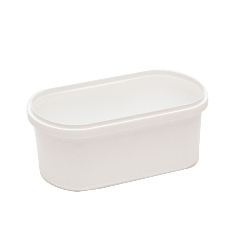 X312ST ICECR.CONT. "PALERMO" 1000CC WHITE ROUNDED PP +SC.