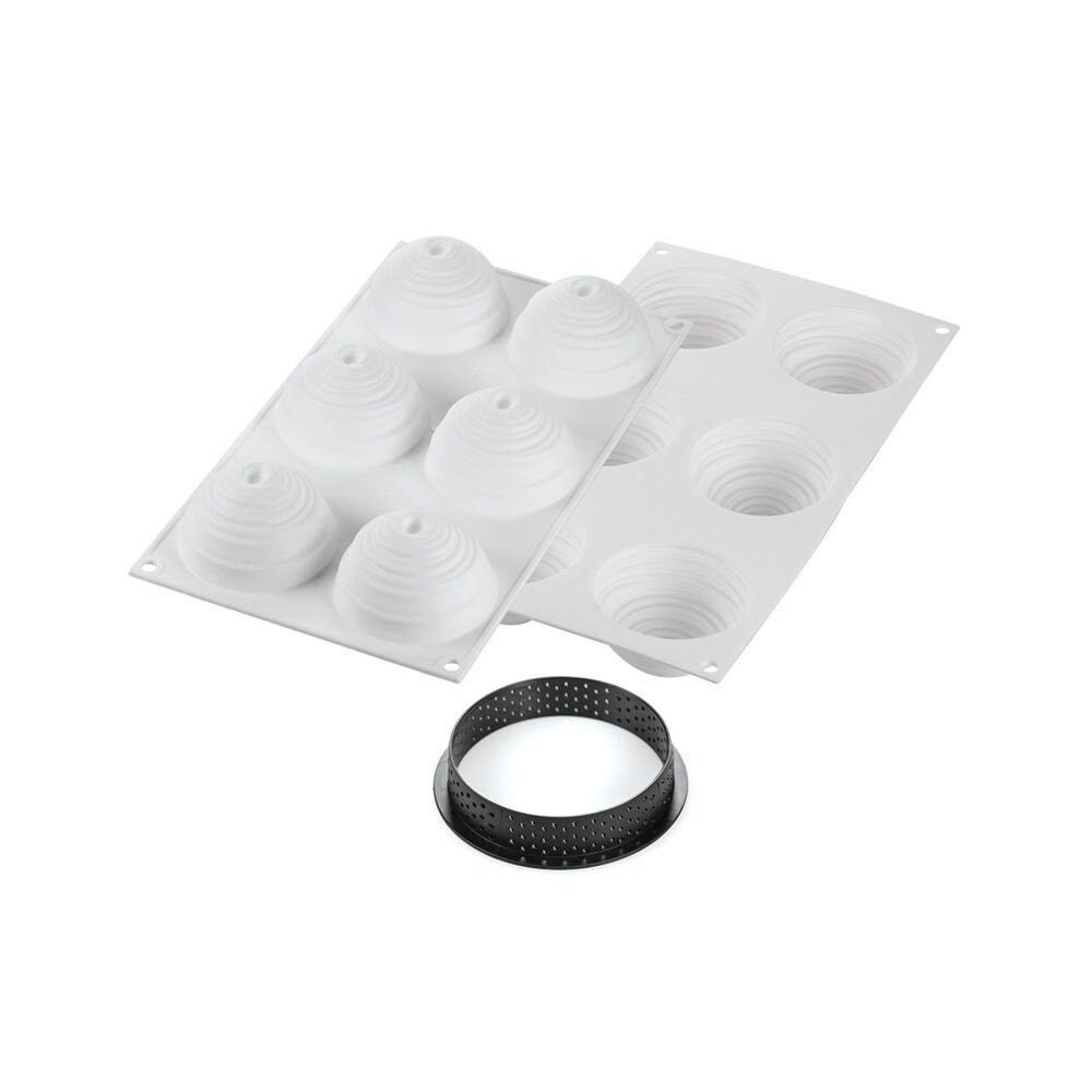X1ST KIT TARTE RING MONTBLANC DIAM.80MM +6RINGS SILIKOMART
