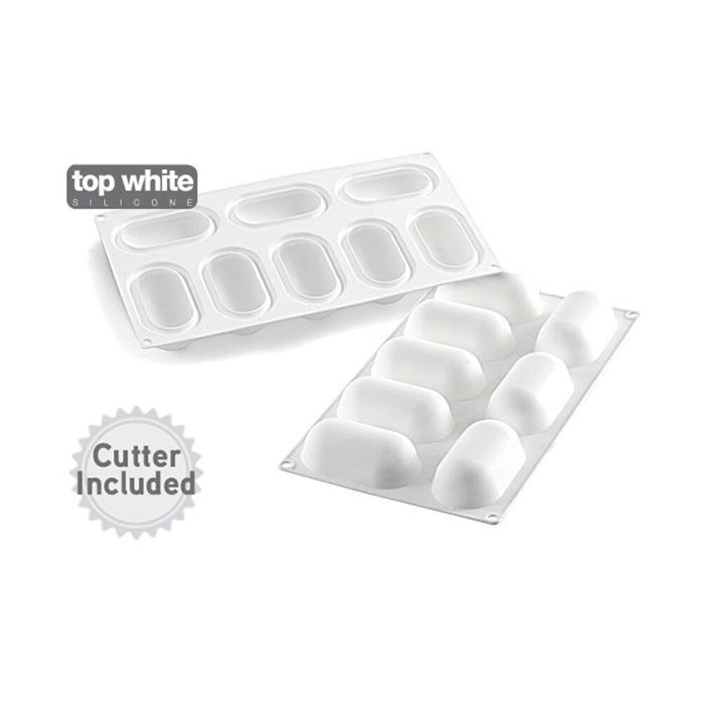 X1ST PILLOW T80 8X80 ML 82 X 43 MM H32 MM +CUTTER SILIKOMART
