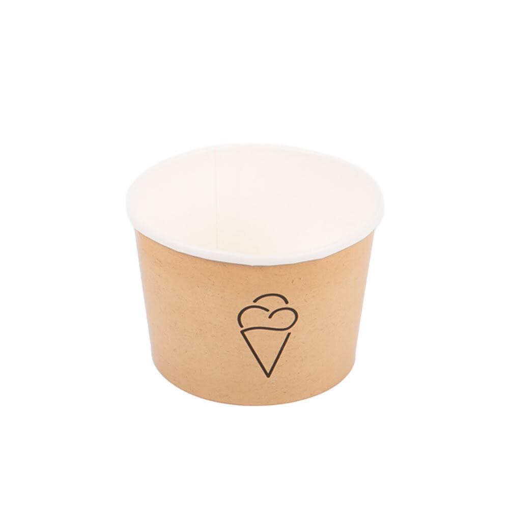 X40ST CUP TYPE 250 CARDBOARD KRAFT&ICE-DESIGN 290ML