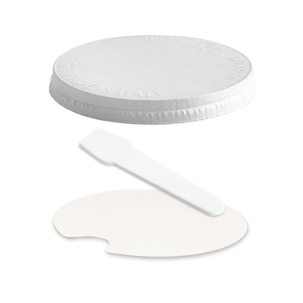 X50PC COUVERCLE PLAT+CUILLERE POUR POT C161 CARTON BLANC