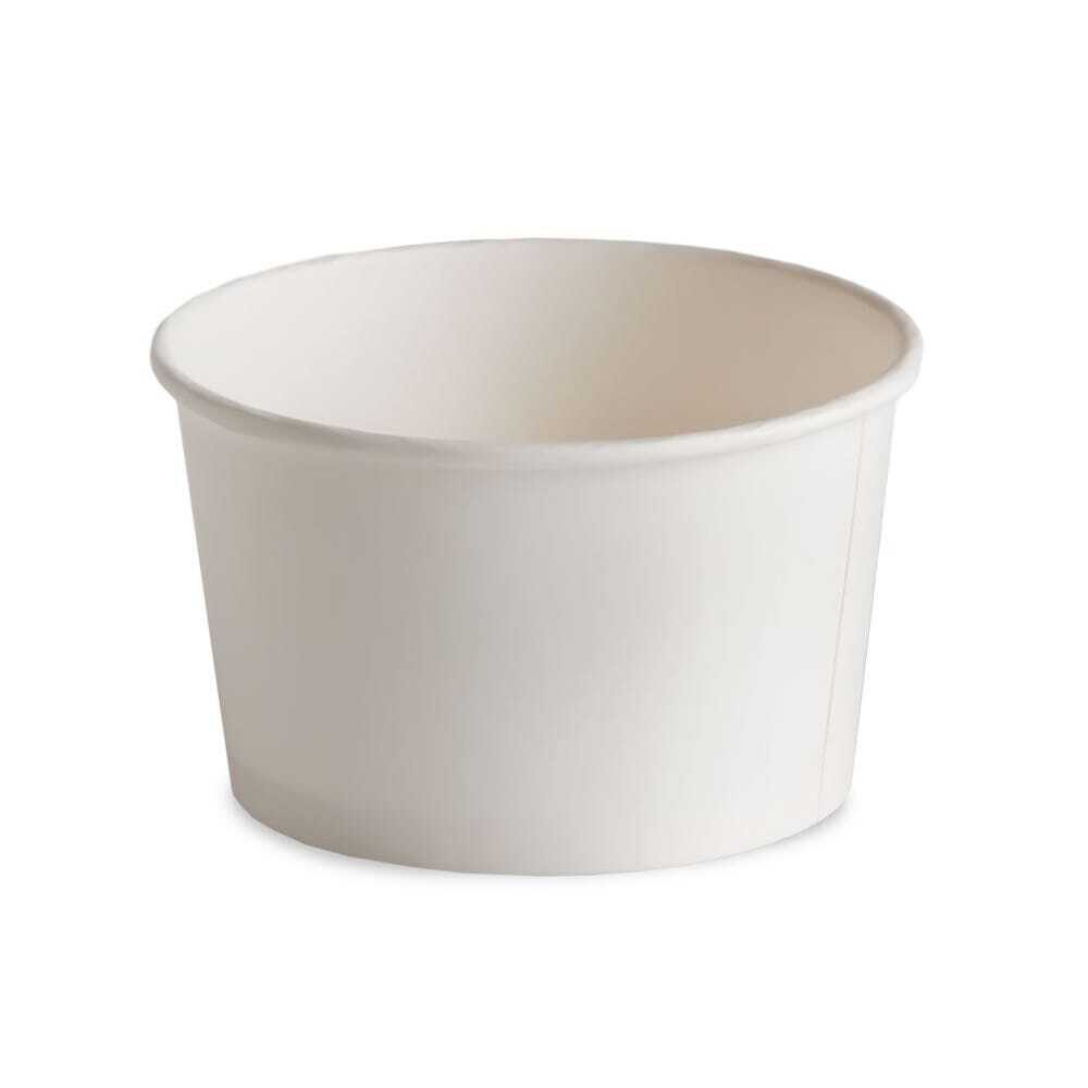 X54ST ICE CREAM CUP C05 CARDBOARD WHITE 250ML