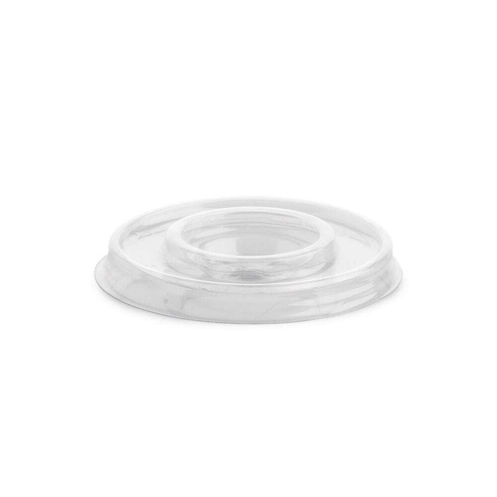 X100PC COUVERCLE PLAT B01192 P. TASSE B01 & B02 R-PET TRANSP