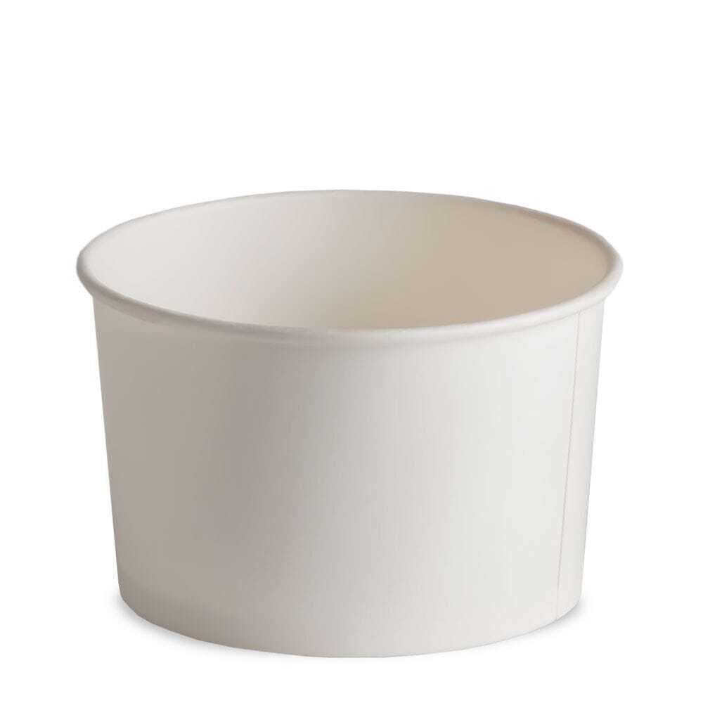 X54ST POT DE GLACE CARTON BLANC 370ML