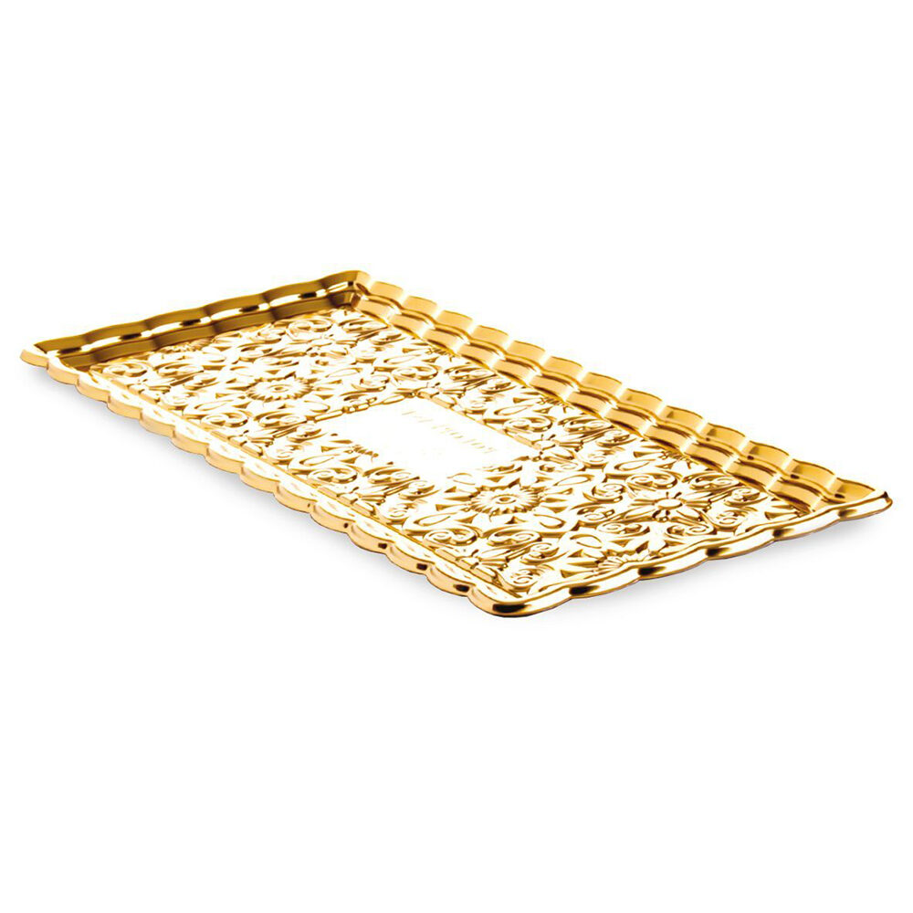 150xPLATE GOLDEN AGE 35X15CM PET-GOLD
