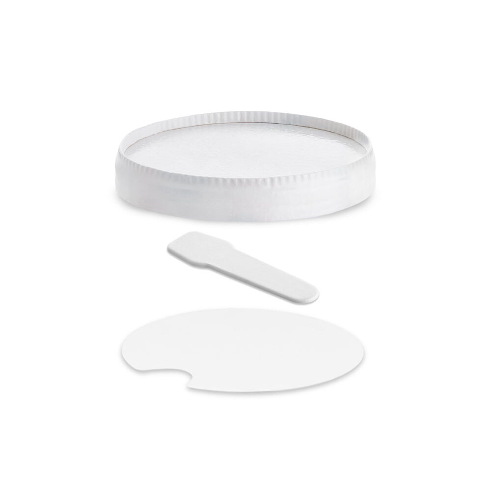 30xCOUVERCLE+CUILL C161 PAP-BLANC