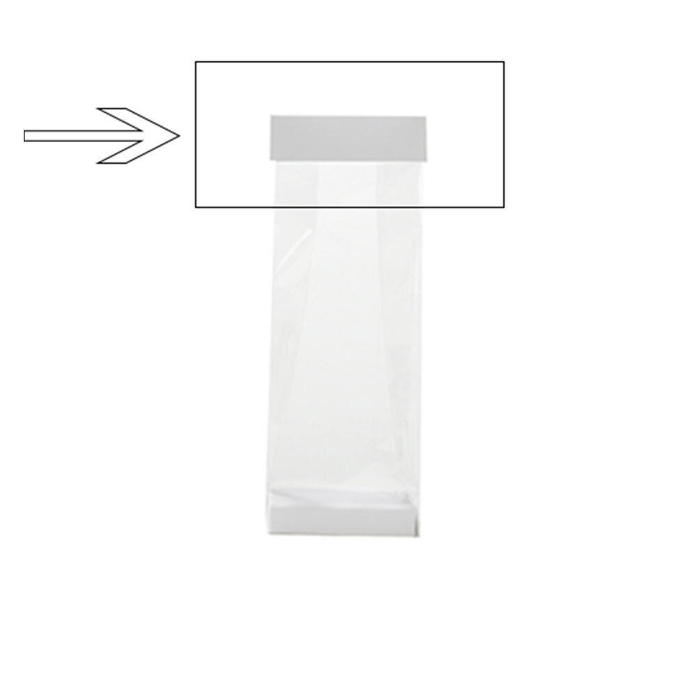 X100PC AROSA CLIP 2 WHITE 8X5CM