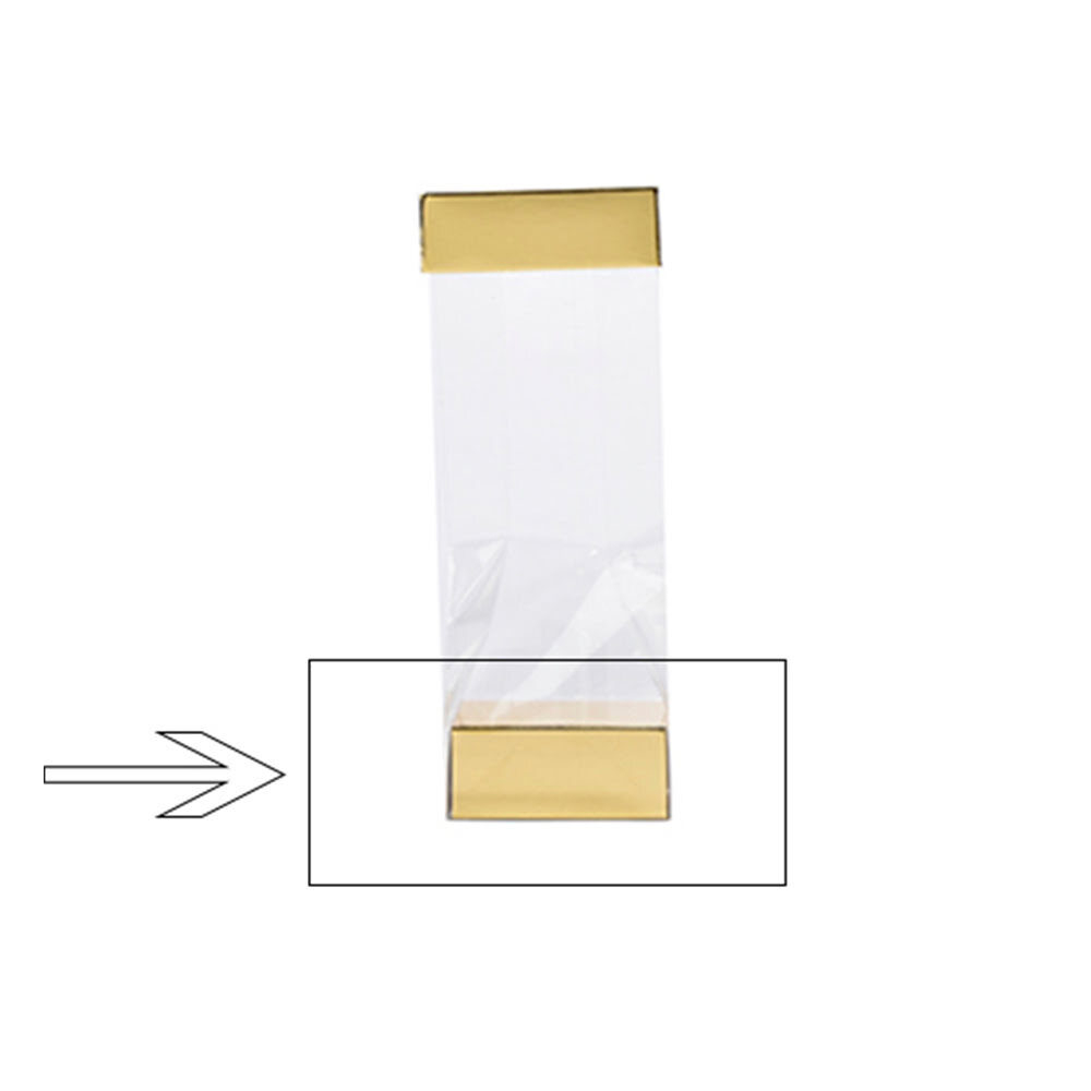 X100PC BASE 7 SHINY GOLD 70X40/30MM