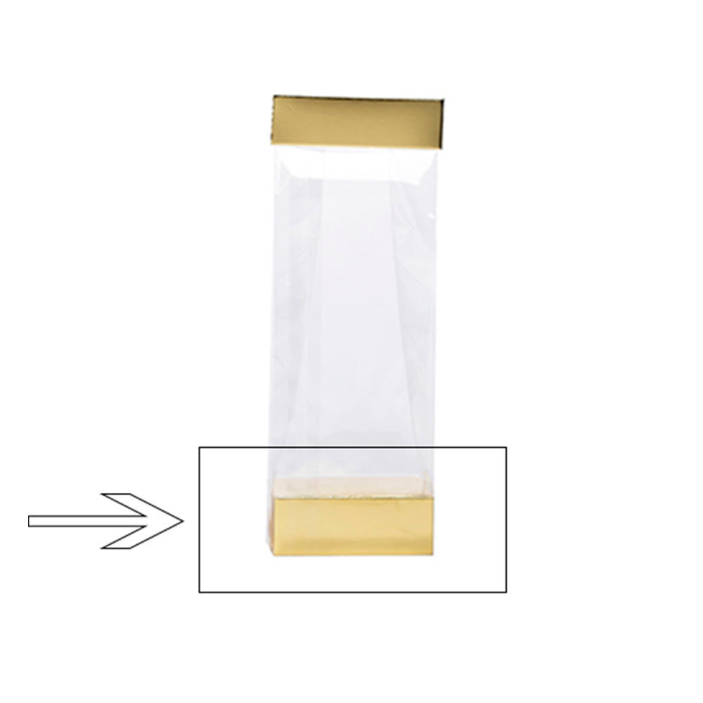 X100PC BASE 8 SHINY GOLD 80X50/30MM