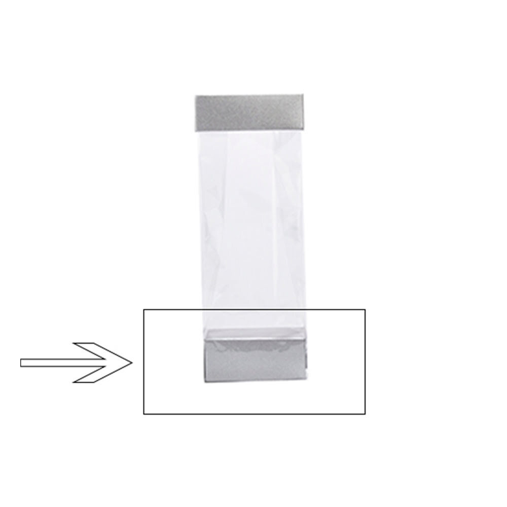 X100PC BASE 7 SILVER 70X40/30MM