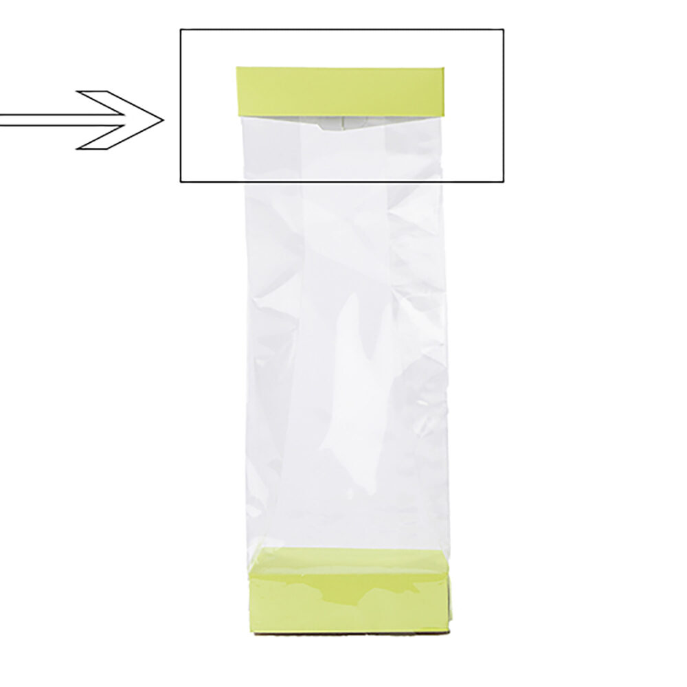 X100PC AROSA CLIP 2 PISTACHE 80X50MM