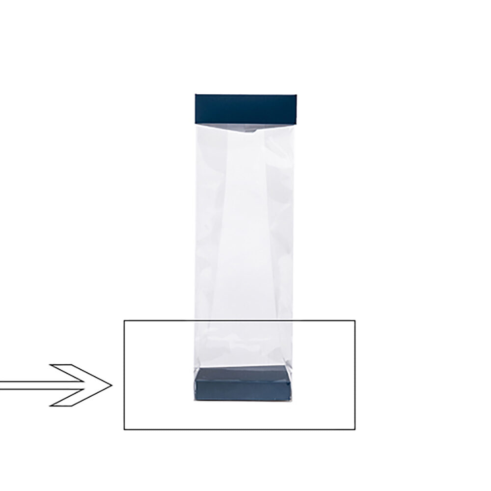 X100ST SOKKEL 2 BLUEBERRY BLUE 8 X 5CM