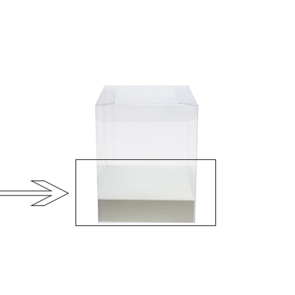 X50PC BASE WHITE 12X12X3CM