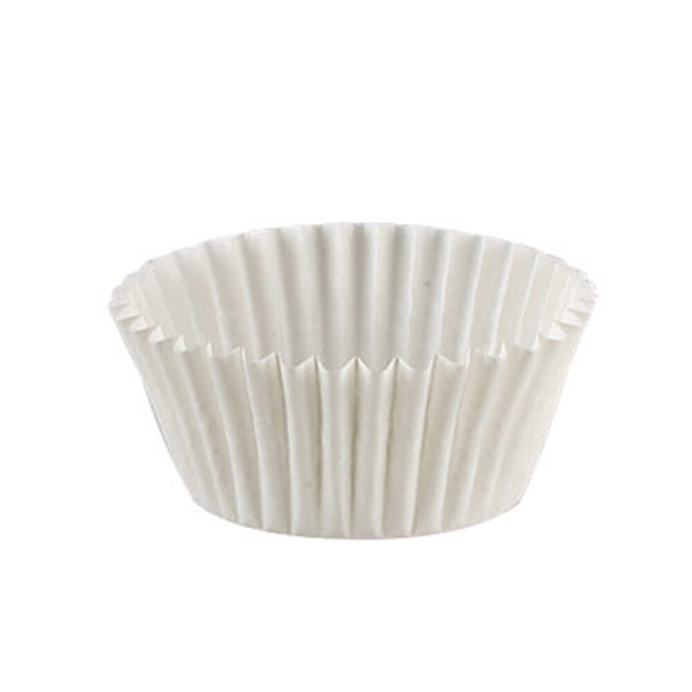 X1000PCS CUPCAKE CASES WHITE / NORDIA N-9  D43X27MM