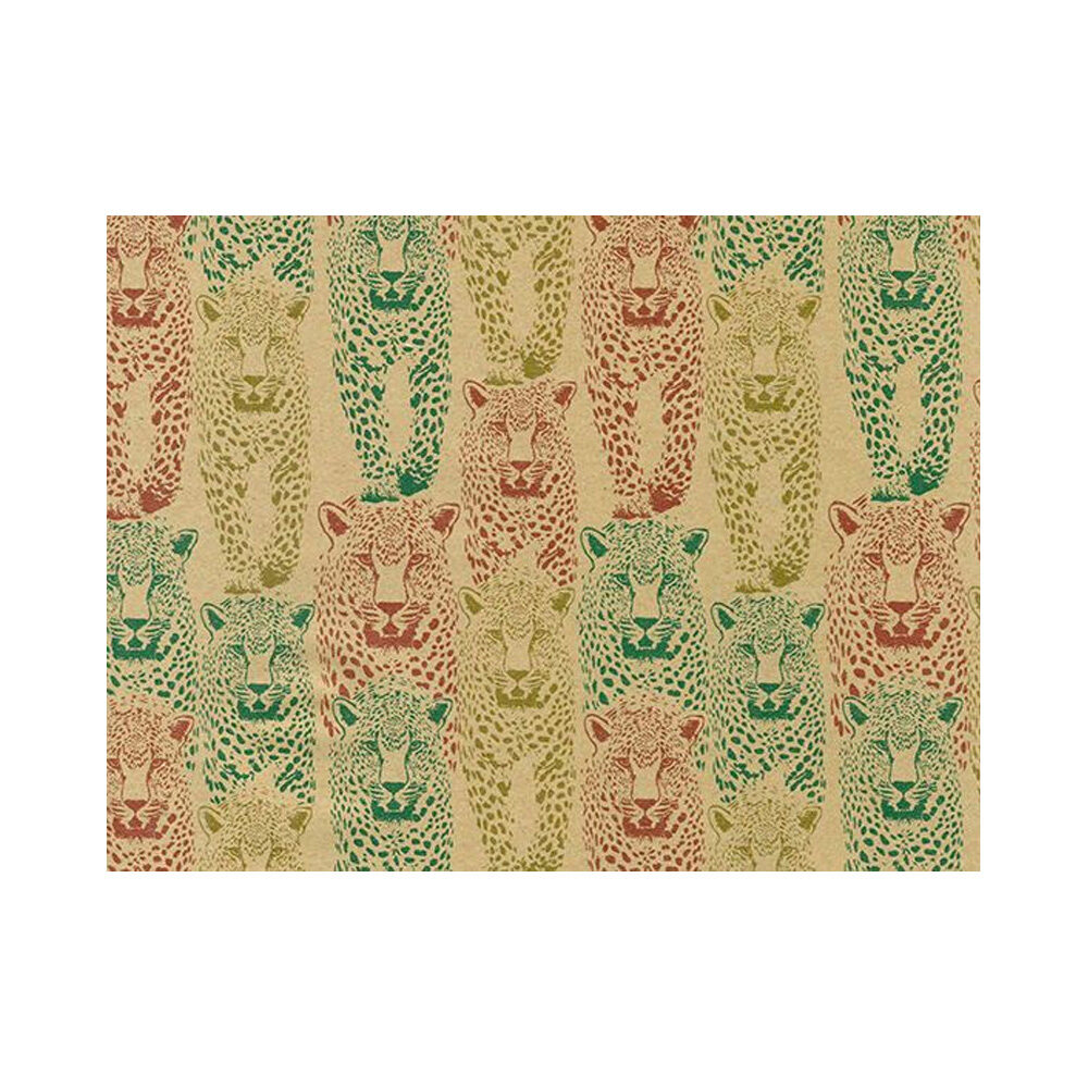 XROL GESCHENKPAPIER CHEETAH GROEN/ROEST 50CM 50M