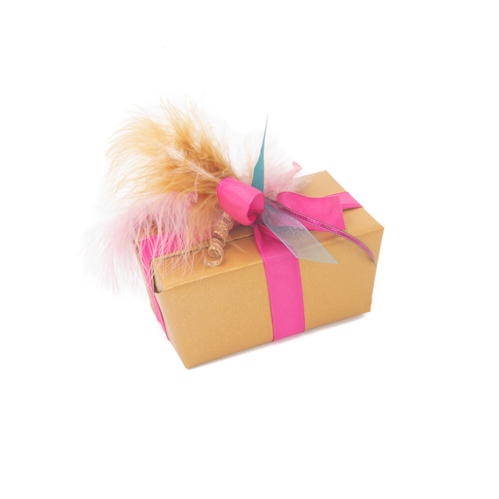 X1PC ROLE PAPIER CADEAU OR NACRE 50CM 50M