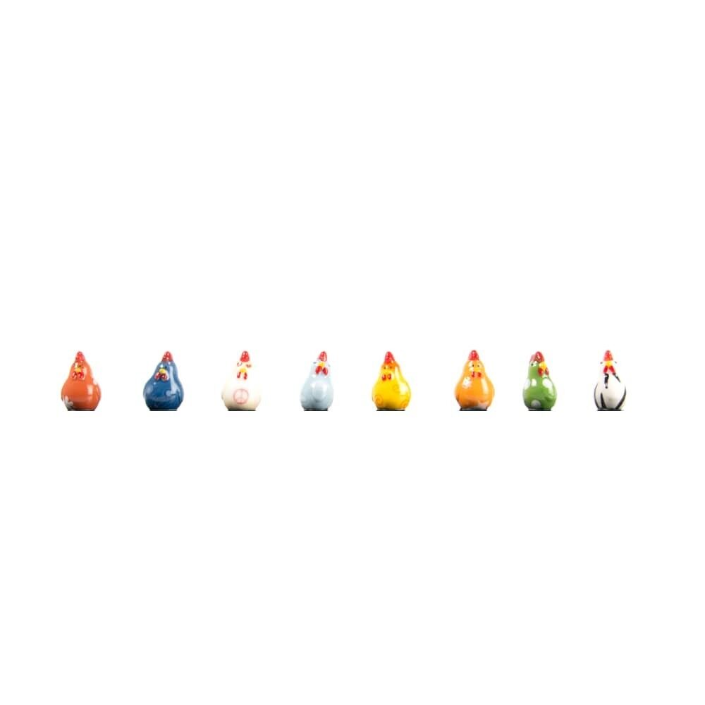 X100PC PORCELAIN BEANS CHICKENS