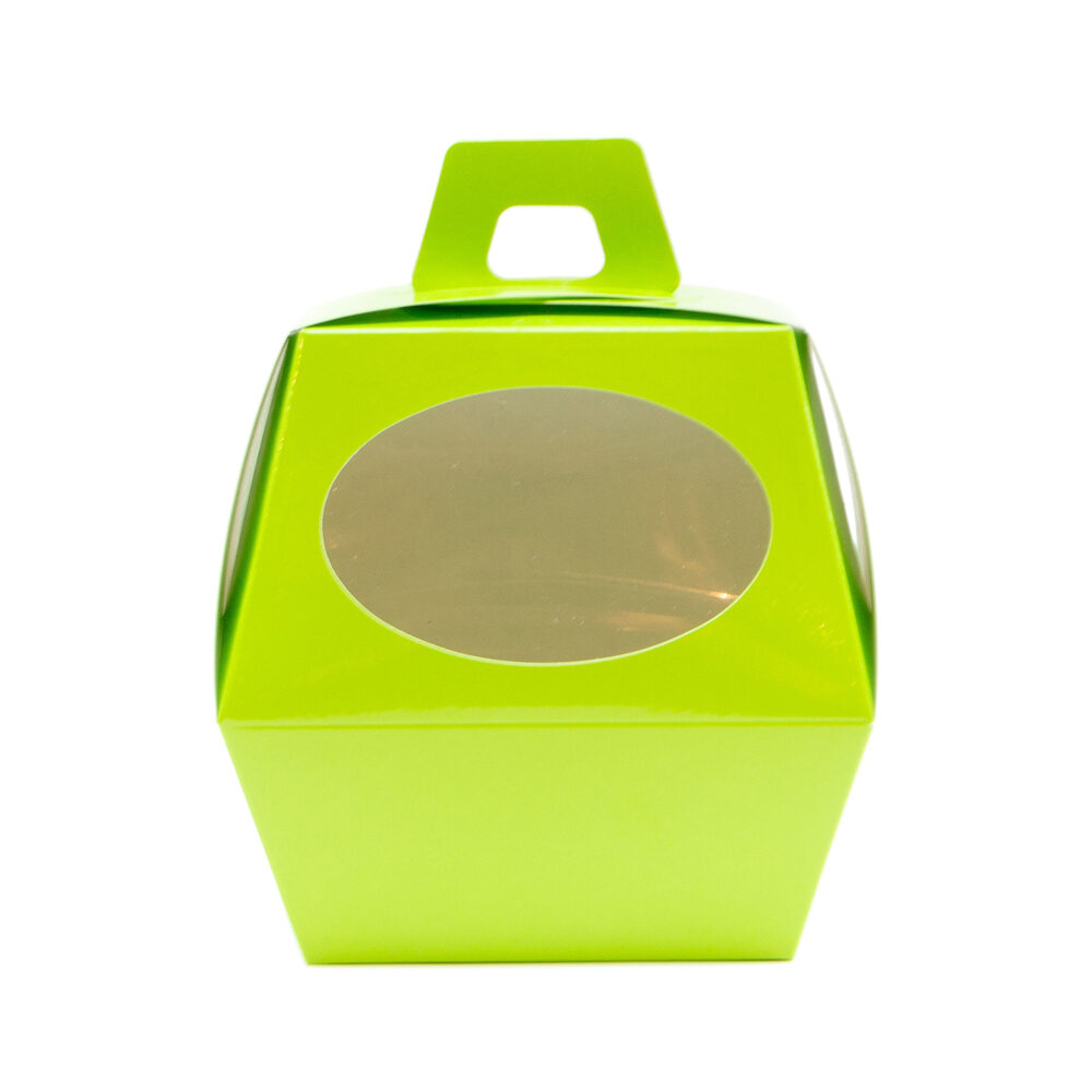 X25ST.PAASDS+VENST.LAQ.GROEN 14CM_
