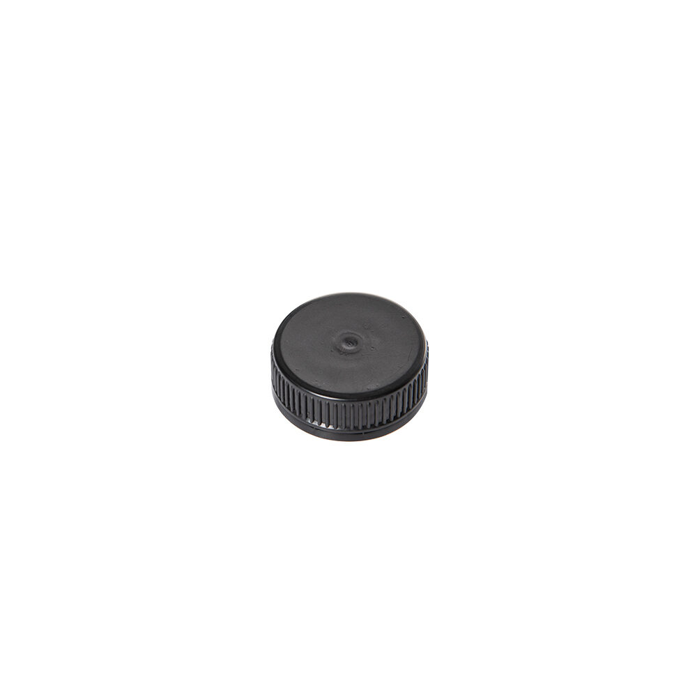 X420PC LID BOTTLE MILK/ORANGE JUICE A-PET BLACK TETHERED