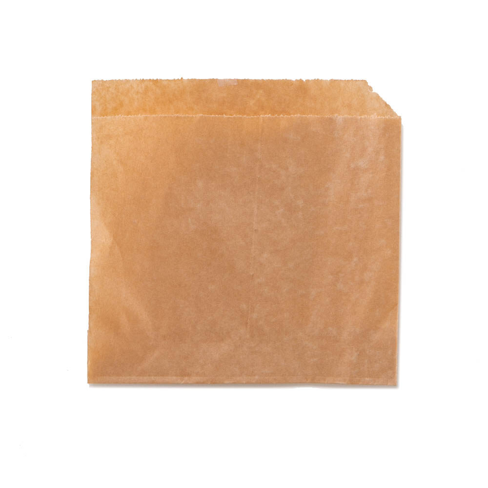 X2X500PC WAFFLE POUCH KRAFT 16X16CM