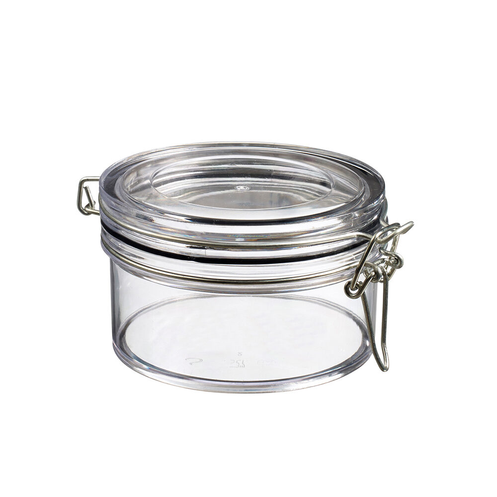 X60PC TRADITION JAR TRANSPARENT 300ML D.10,5CM H.6,5CM PS
